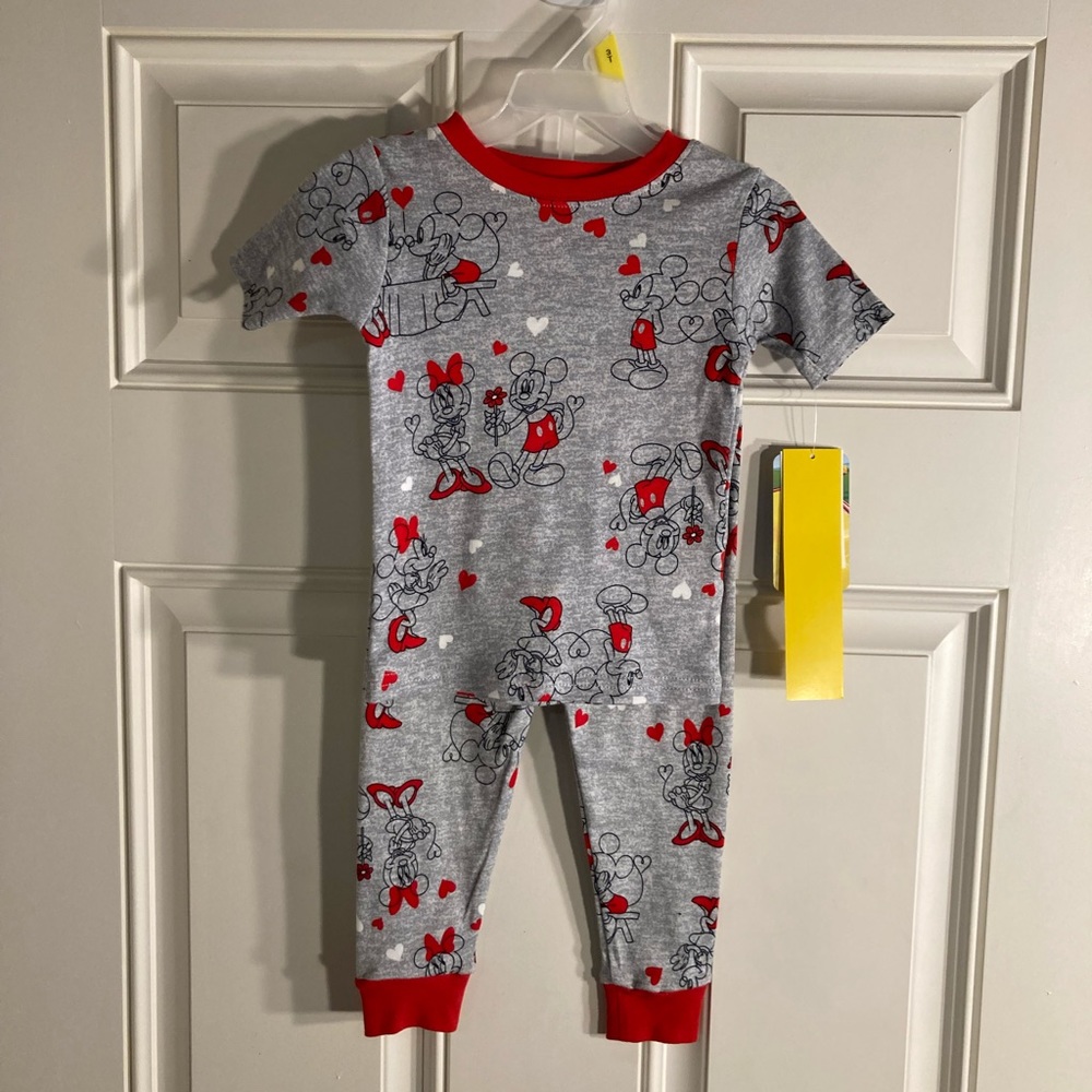 Mickey and Minnie pajamas